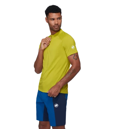 Тениска Mammut Ducan FL Half Zip T-Shirt Men