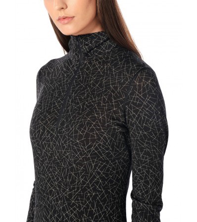 Мерино Блуза Icebreaker 200 Oasis LS Half Zip Sky Paths W's