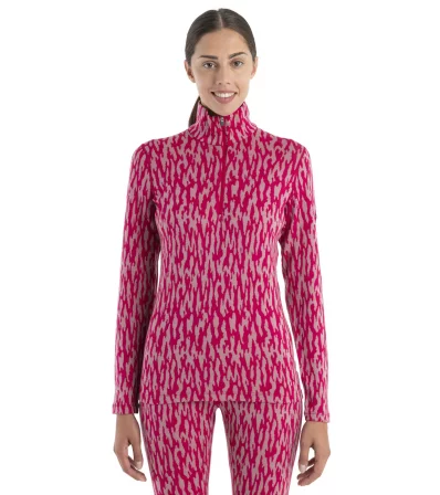 Блуза Icebreaker W's 260 Vertex LS Half Zip Thermal Top Glacial Flow Winter 2024