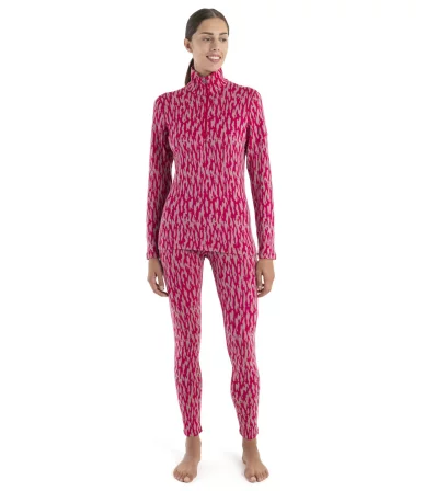 Блуза Icebreaker W's 260 Vertex LS Half Zip Thermal Top Glacial Flow Winter 2024