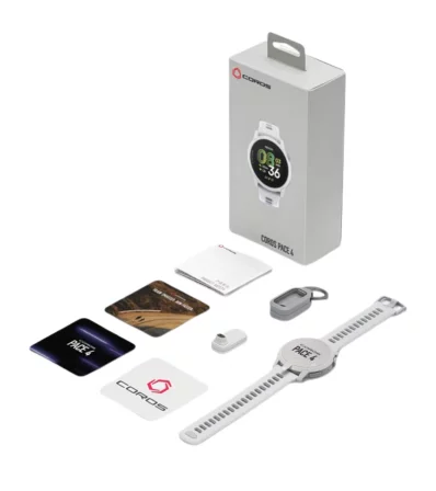 Часовник Coros PACE 4 White Silicone